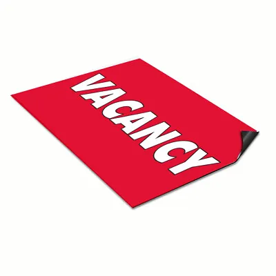 $62.99 • Buy Car Magnet Set Of 2 Vacancy Outdoor Advertising Printing Industrial Sign