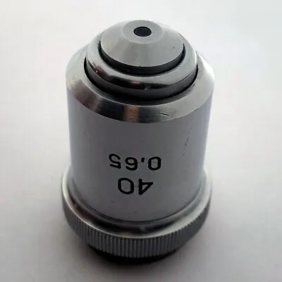 LOMO Objective 40 X 065 Microscope Zeiss №9120095 • $44