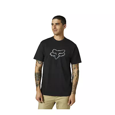 Fox Racing Legacy Short Sleeve Tee T-Shirt Black/Black Men's XLarge CLOSEOUT • $20.97