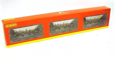 Hornby R6222B HAA Coal Hopper Wagons Triple Pack Weathered (OO Scale) Boxed • £54.95