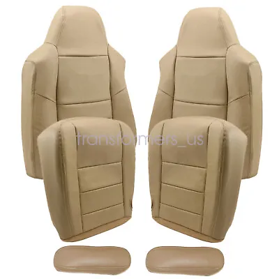 2002 2003 For Ford F250 F350 Lariat Super Duty XLT XL Replacement Seat Cover Tan • $119.59