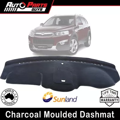 Fits Holden Captiva 7 CG With Compartment 2011 2012 - 2015 Charcoal Dashmat* • $89.99