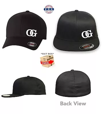 OG ORIGINAL GANGSTER FLEXFIT HAT CURVED Or FLAT BILL *FREE SHIPPING In BOX* • $19.99