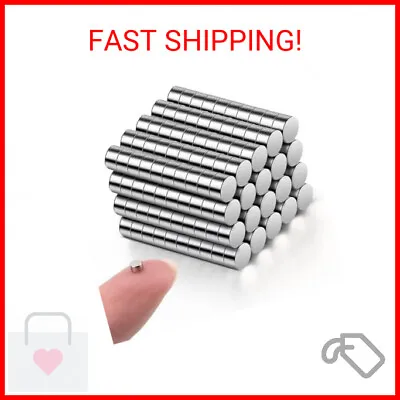 200Pcs Small Magnets 3x2 Mm Mini Tiny Round Magnets Micro Magnets For Crafts • $8