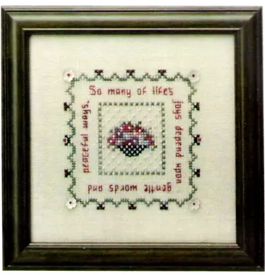 Mill Hill Beads Treasures & Gentle Words Pattern JBW Sweet Nothings Cross Stitch • $17.50