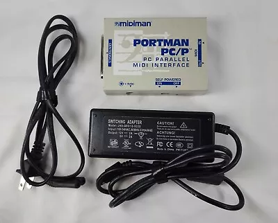 M-Audio Midiman Portman PC/P PC Parallel Midi Interface In/Out Windows 95/98 • $42.47