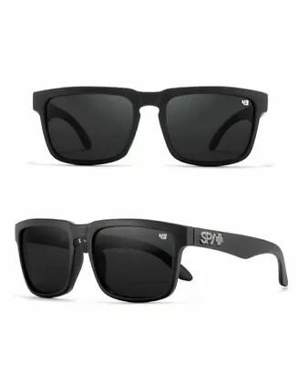 SPY Helm Matte Black & Gray Logo PROMO Sunglasses Womens Mens Ken Block UV400  • $17.98