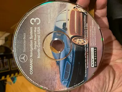 2002 Mercedes COMAND Navigation System CD - North Central USA CD#3 OEM   7/02 • $24.99