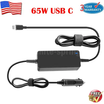 65W TYPE-C USB-C Universal Car Laptop Adapter Charger For Macbook Samsung Lenovo • $14.99