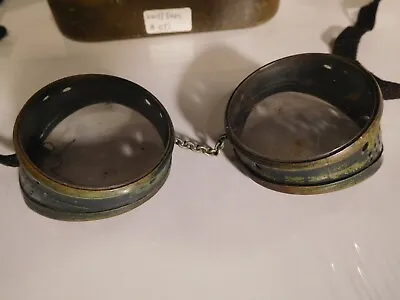 Vintage Wilson Glass & Metal Goggles In Original Case • $100