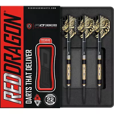 RED DRAGON Golden Eyes Tungsten Darts  22g24g26g28g30g32g Flights & Stems • £30.90