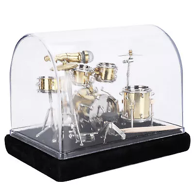 Kids Jazz Drum Set Miniature Musical Instrument Replica Drum Set Mini Ornaments • $45.45