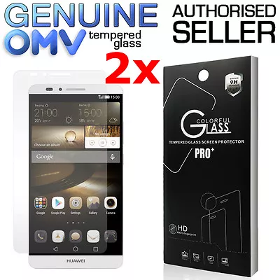 2 X GENUINE Tempered Glass Screen Protector Film For HUAWEI Ascend Mate 9 • $15.95