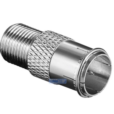 £2.35 • Buy F TYPE MALE QUICK TO FEMALE PUSH ON FAST FIT TV Aerial Sky PRO COPPER Connector