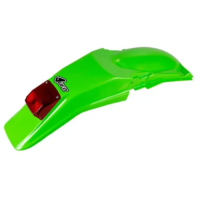 UFO Kawasaki KDX200 (95-24) KX Green Rear Fender With Light KA02789 • $80.81