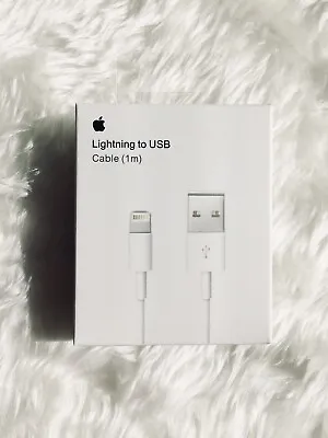 $14.99 • Buy Apple IPhone Lightning To USB Cable 1 M/3ft. New In Sealed Box. 100% Quality.