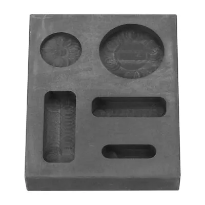  Graphite Casting Mold Non-ferrous Metal Melted Ingot Kit Gold • £13.18