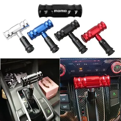 JDM MOMO Aircraft Joystick Auto Car Gear Shift Knob Manual Shifter Lever Head • $16.88