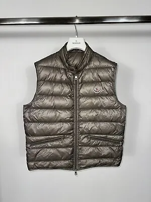 Moncler Gilet Gui Vest Size 3 Grey • $385