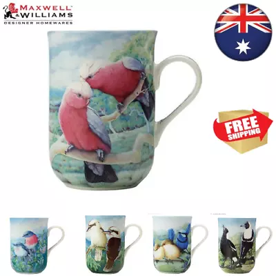 Maxwell & Williams Birds Of Australia KC 10yr Anniversary Mug 300ML Magpie Gift  • $12.58