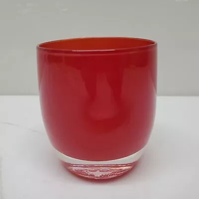 Glassybaby Votive Candle Holder Red  Everlasting  • $15.50