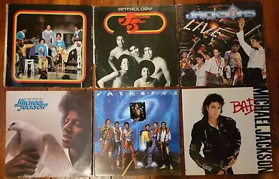 Lot Of 6 Michael Jackson Vinyl LP Records A Great Bundle Deal  • $49.99