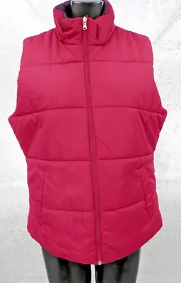 Made For Life Vest Size L Full Zip Quilted Pockets Sleeveless • $13.50
