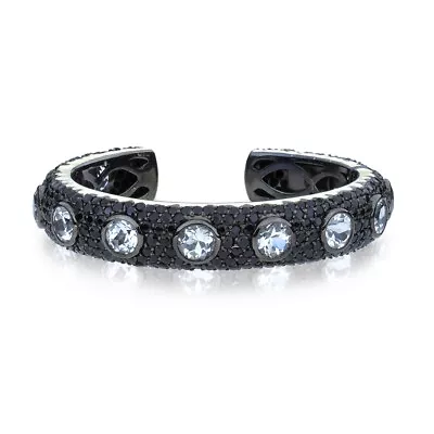 Matthew Campbell Laurenza Rhodium Sterling Silver Topaz Spinel Enamel SB-2833 • $1399