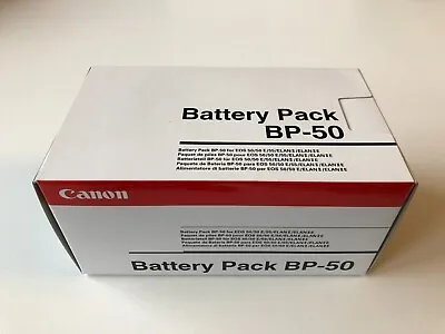 Canon Battery Pack BP-50 For EOS 50/50 E/55/Elan II / ELAN II E • £38.97