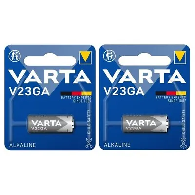 2 X VARTA A23 Alkaline Batteries 12V - 23A MN21 E23A LRV08 V23GA L1028  Remote • £3.89