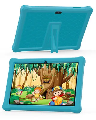 32GB 10  Android Tablet For Kids Quad-Core Dual Cameras WiFi Bundle Case 6000mAh • $49.99