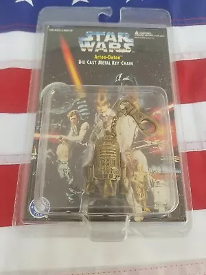 Star Wars R2-D2 Die Cast Metal Key Chain Toys 1997 Sealed • $12.63