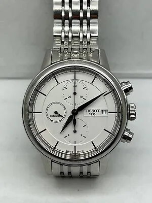 Nice Tissot Carson Men's Chronograph Watch T085427A ETA Movement Running Strong • $382