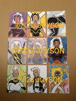 X-Men Storm Sketch Card Lot By J Dyson • $25