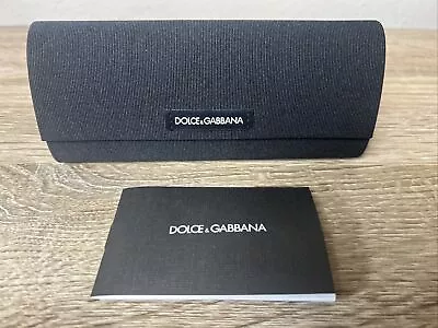 6” Dolce & Gabbana Sunglasses Eyeglasses Black Hard Magnetic Case Great Cond. • $17.90