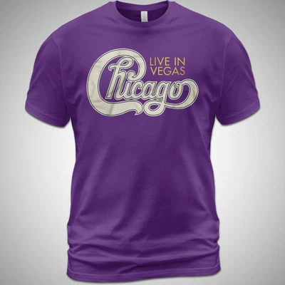 $18.95 • Buy Cotton T-Shirt Chicago Live In Vegas Tour Concert Poster Terry Kath Peter Cetera