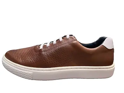 Martin Dingman Mens DYLAN Fashion Shoes Casual Sneakers Leather Whiskey • $97