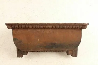 Antique Victorian Decorative Cast Iron Rain Water Gutter Transition Hopper • £91.69