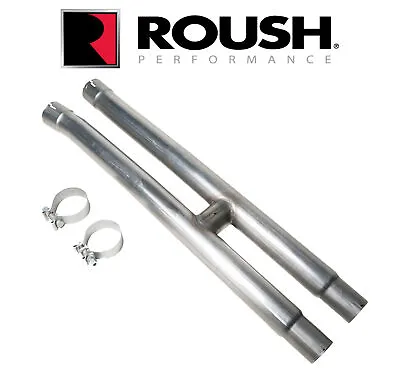 2015-2022 Mustang GT 5.0L Resonator Delete Exhaust H-Pipe ROUSH 422119 • $299.99