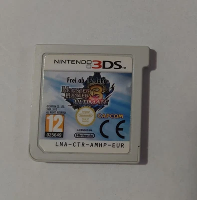 $29.99 • Buy Monster Hunter 3 Ultimate Nintendo 3DS PAL Game - Cart Only - Free Post