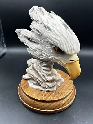 Vintage Bald Eagle Head Sculpture “Windrunner” Mill Creek Studios 7’’ Tall • $25