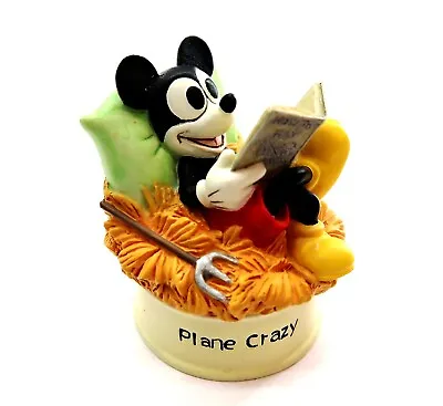 MICKEY MOUSE Plane Crazy 1928 Thimble Disney Figurine By LENOX 2.25  Tall  • $13.99