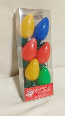 Brand New Christmas House Light-up Led Necklace Nip Party • $3.50