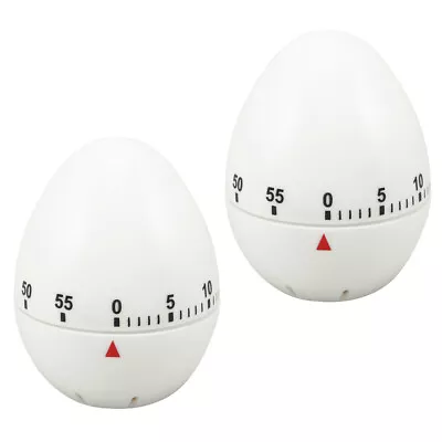  2 Pcs Digital Egg Timer Cute Kitchen Minutes Manual Mechanical • $14.28