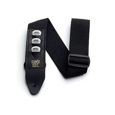 $24.95 • Buy Ernie Ball 4039 Pick Holder Polypro Guitar Strap