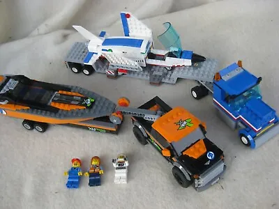 2 Lego City Vehicles With Trailers One With Boatone With Plane • $20