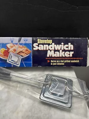 Royale Stove Top Sandwich Maker Non-Coated SS Vintage New Old Stock • $25.99