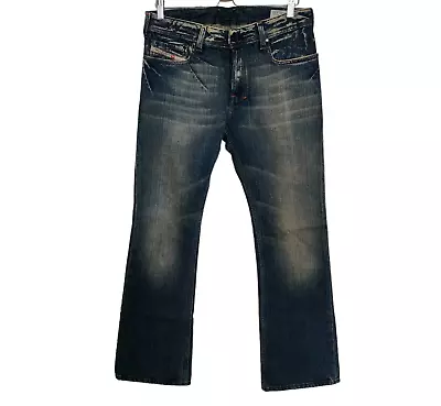 Diesel Men's Jeans Zathan Regular Bootcut Distressed Denim Size 30Wx32L • $50.99