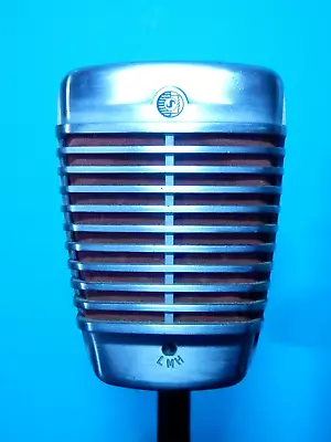 *vintage 1950's Shure 51 Microphone And Desk Stand Deco Antique Old Prop Usa* • $199.99