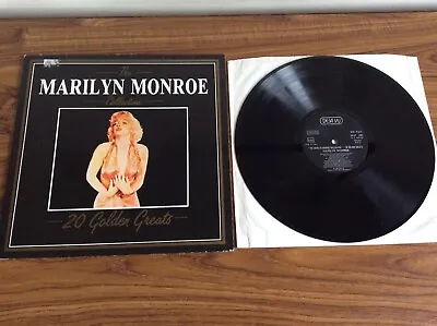 Marilyn Monroe The Collection 20 Golden Greats Vinyl Lp • £3
